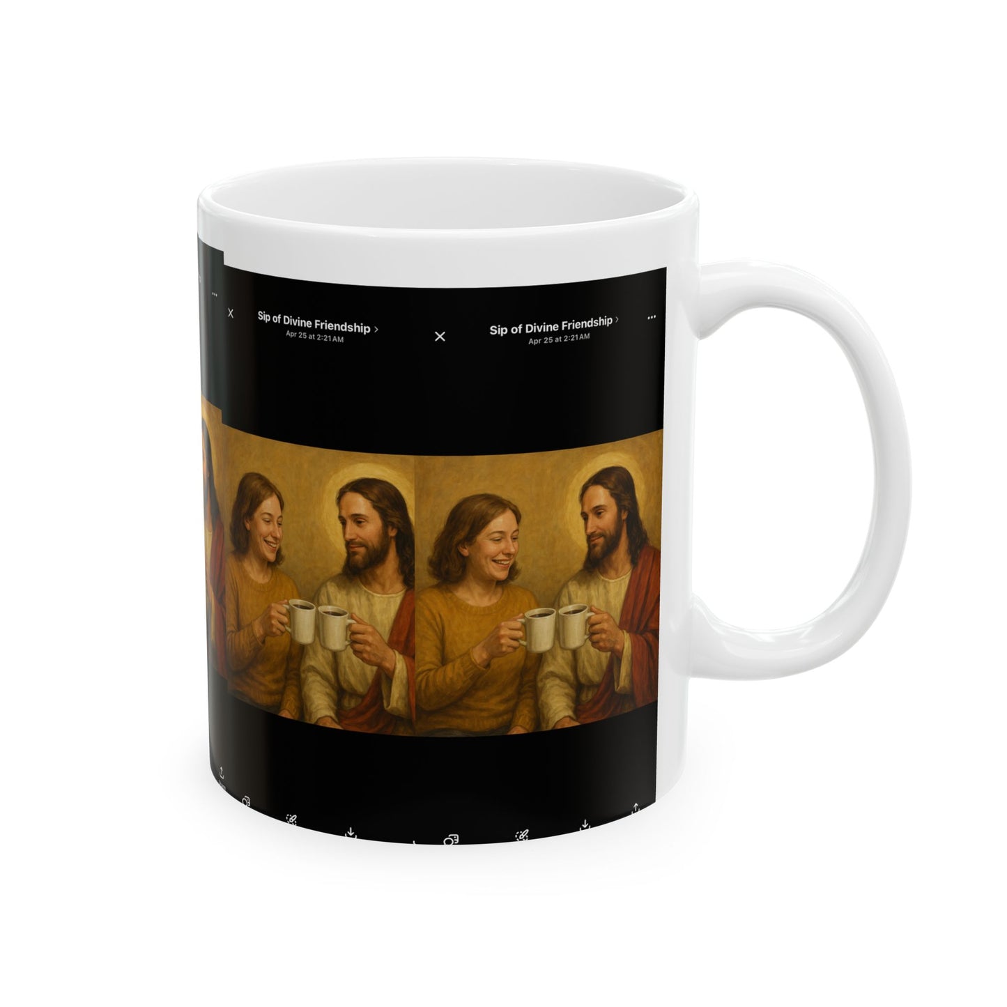 Charming Friendship Mug, Inspirational Gift for Coffee Lovers, Ceramic Coffee Mug, Funny Christian Mug, 11oz and 15oz