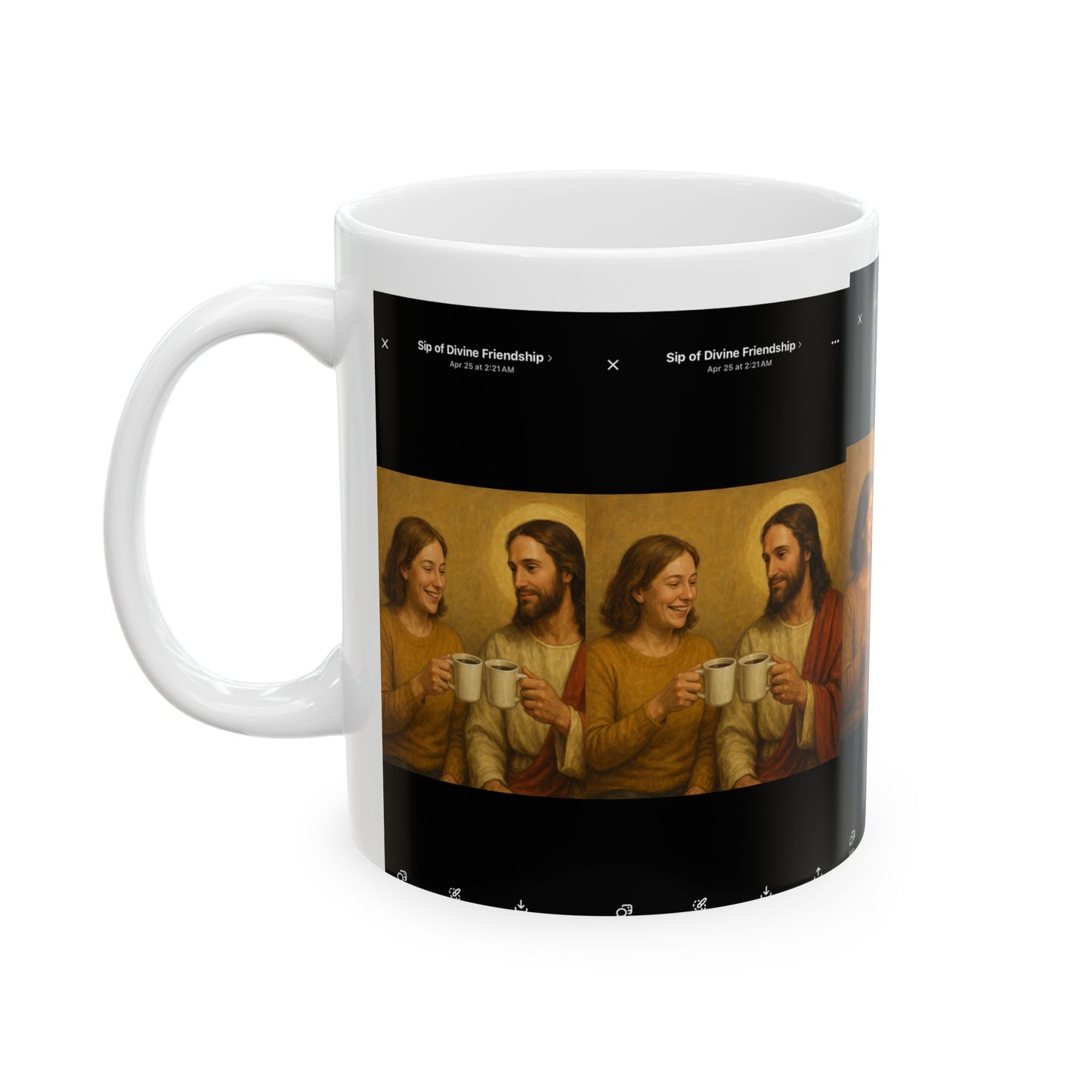 Charming Friendship Mug, Inspirational Gift for Coffee Lovers, Ceramic Coffee Mug, Funny Christian Mug, 11oz and 15oz